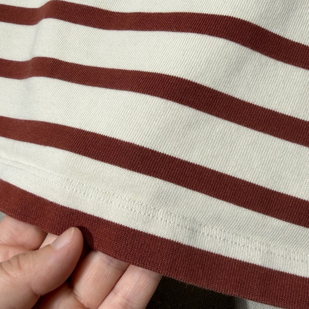 Marine Layer Suri Stripe Top Women Size Small Flare‎ Sleeve - Picture 8 of 11